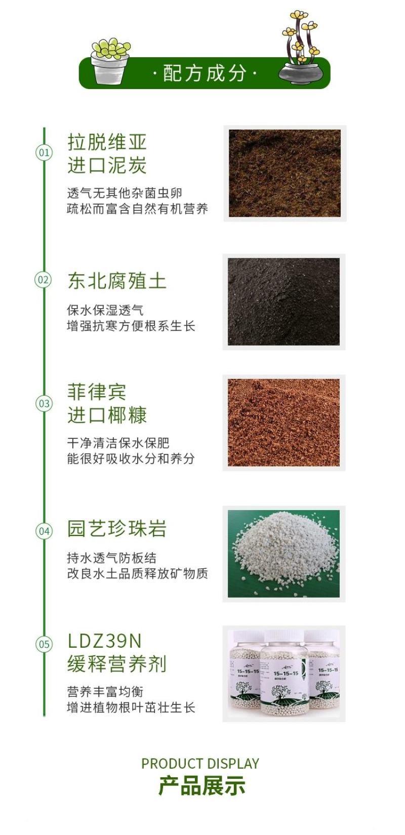园艺家用花卉营养土育苗基质进口泥炭配制大量有货