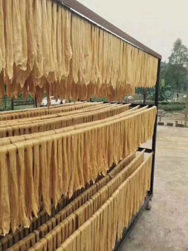河源客家特产龙川车田腐竹纯黄豆原浆头层皮制作而成