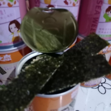 海苔芝麻夹心海苔炒米味等多个口味芝麻海苔芝麻夹心海苔脆海