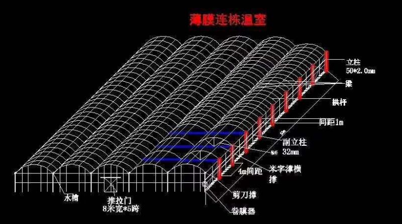 大棚零部件大棚配件蔬菜大棚养殖大棚温室大棚联栋大配件齐