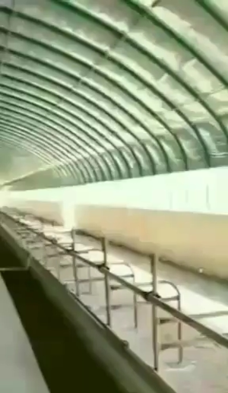 厂家按客户尺寸要求定制椭圆管养殖大棚接受定制坚固耐用，
