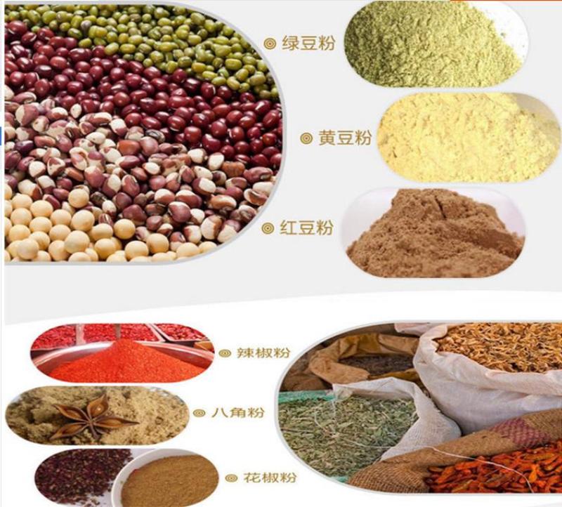 自吸式粮食粉碎机养殖场玉米大豆饲料打碎机两相电齿爪除尘型
