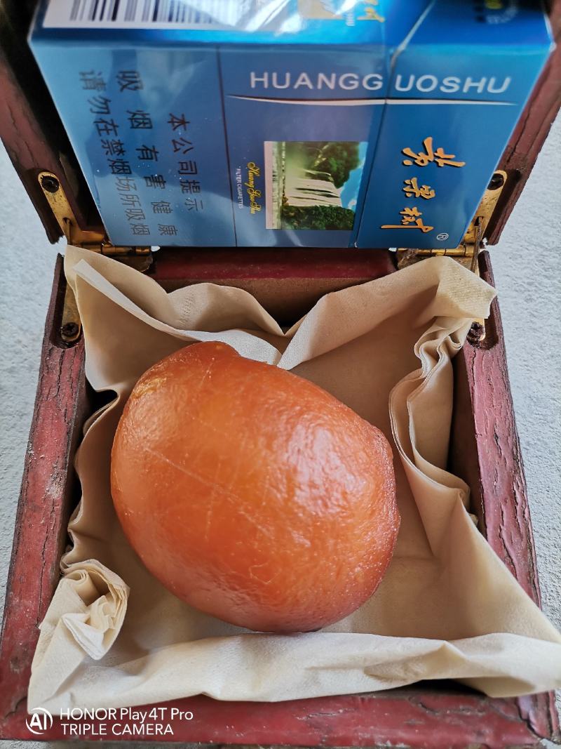 今天杀自家的老母鸡得的这东西是鸡宝吗