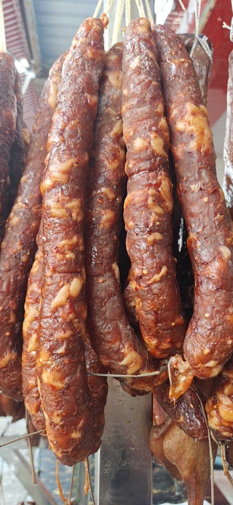 纯猪肉香肠干度好颜色味道超市食堂1件60斤常年批发