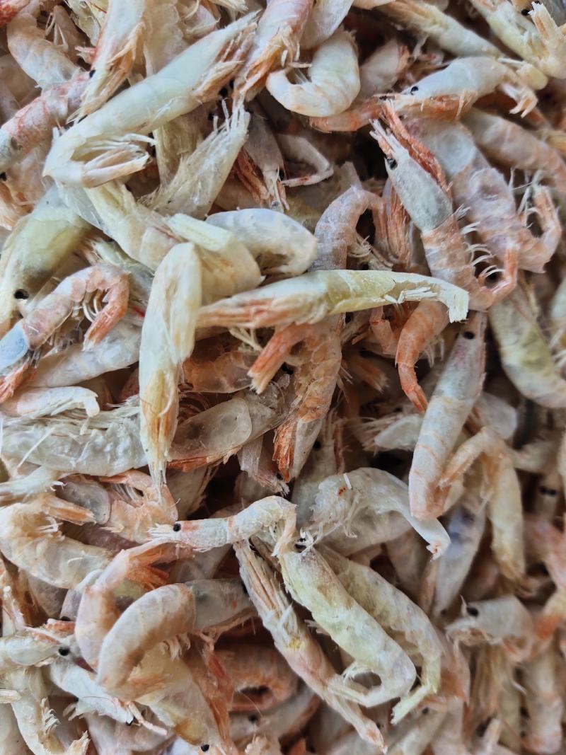 无盐麦秆虾烘干烤大虾皮淡干即食打粉宝宝辅食不咸一箱18斤