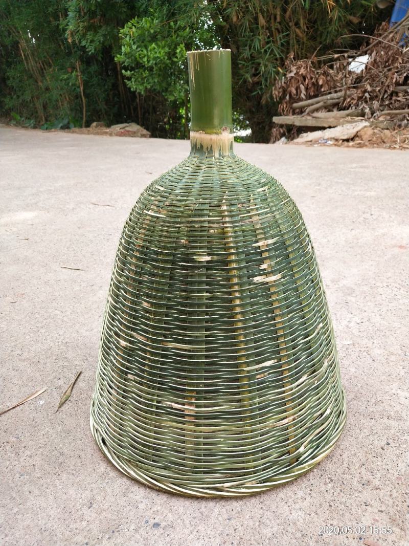竹编竹制品手工竹编收蜂笼捕蜂笼招蜂笼加大竹编捕蜂器蜜蜂透