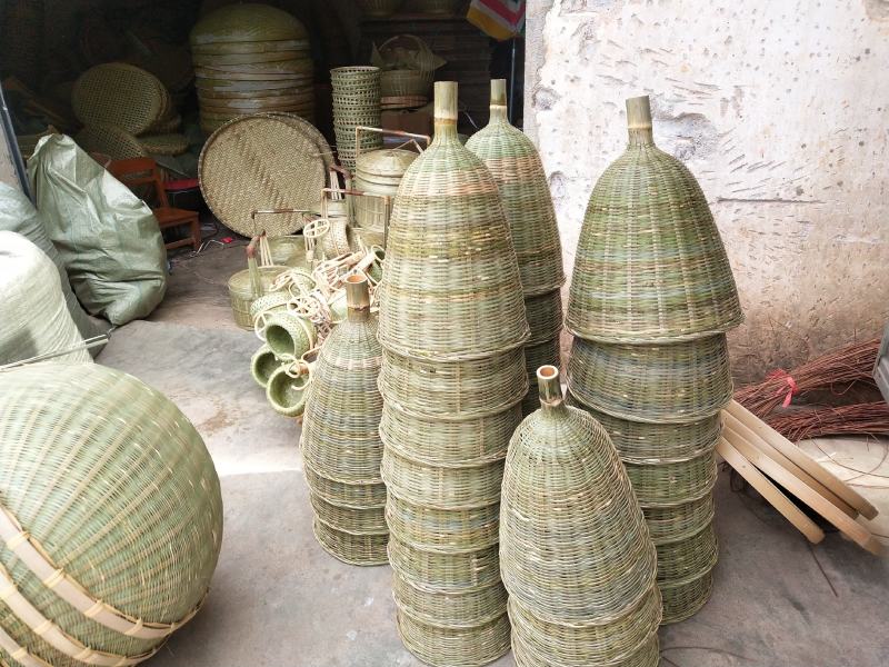 竹编竹制品手工竹编收蜂笼捕蜂笼招蜂笼加大竹编捕蜂器蜜蜂透