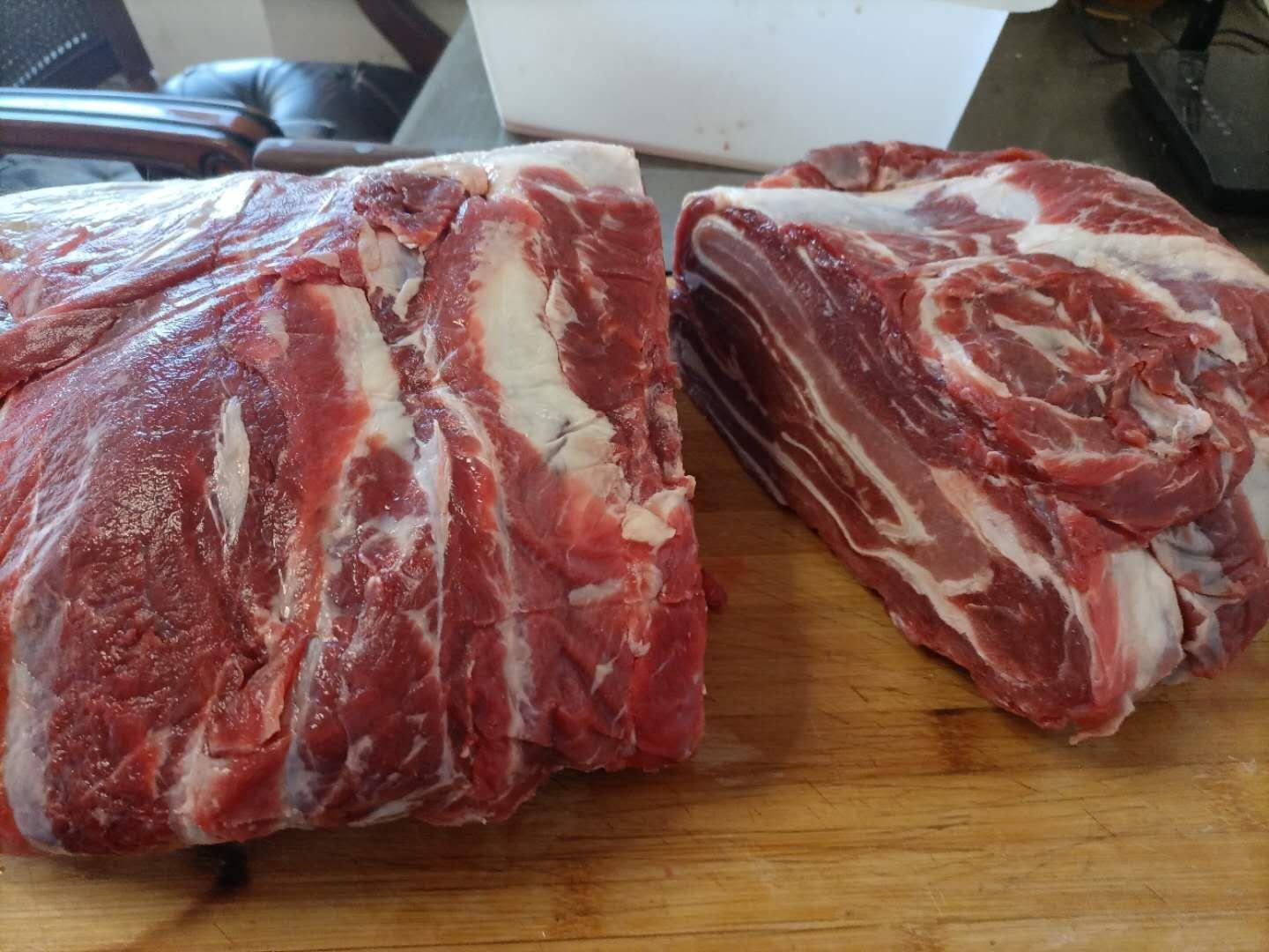 [牛肉批发]鲜牛肉,纯干无水正宗黄牛肉,大公牛,当天现
