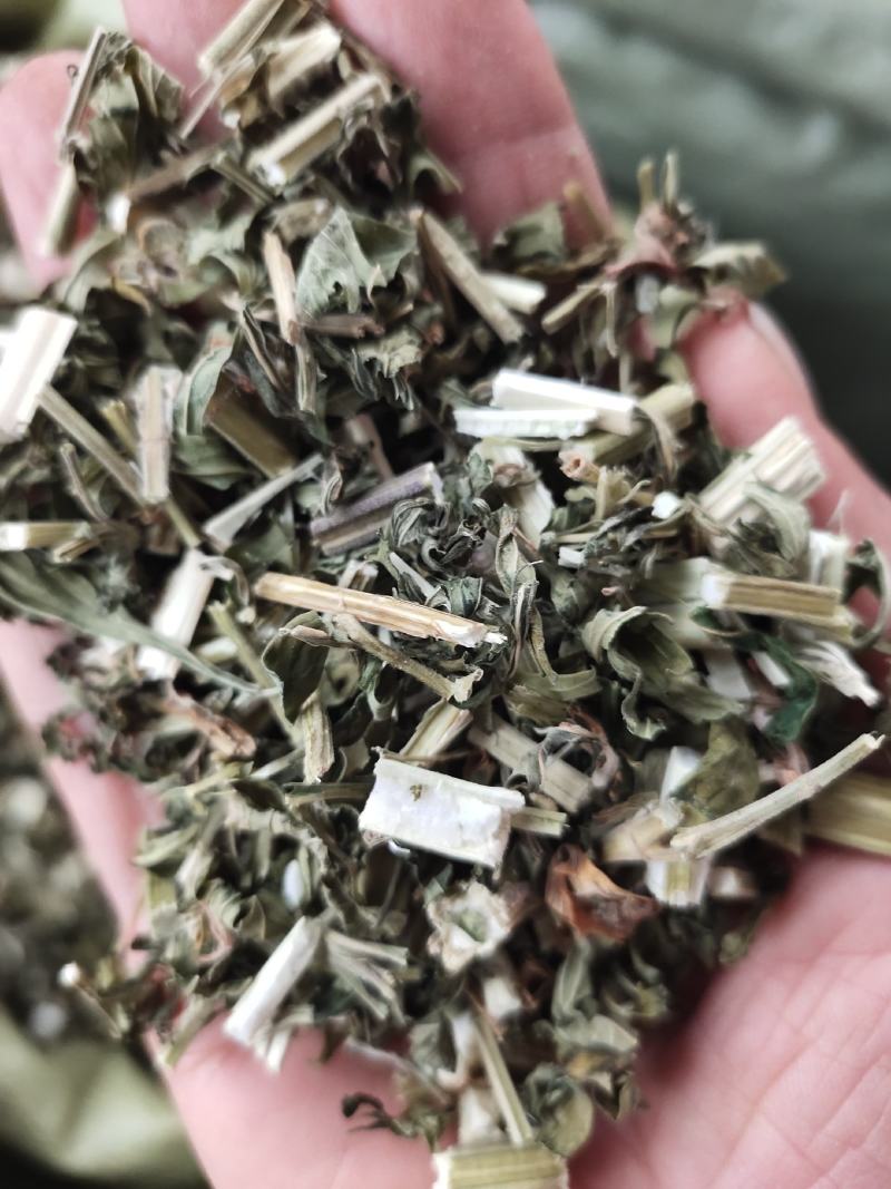 中草药益母草泡脚料新货，一手货源，大量供应