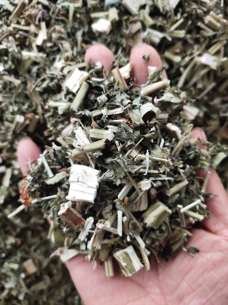 中草药益母草泡脚料新货，一手货源，大量供应
