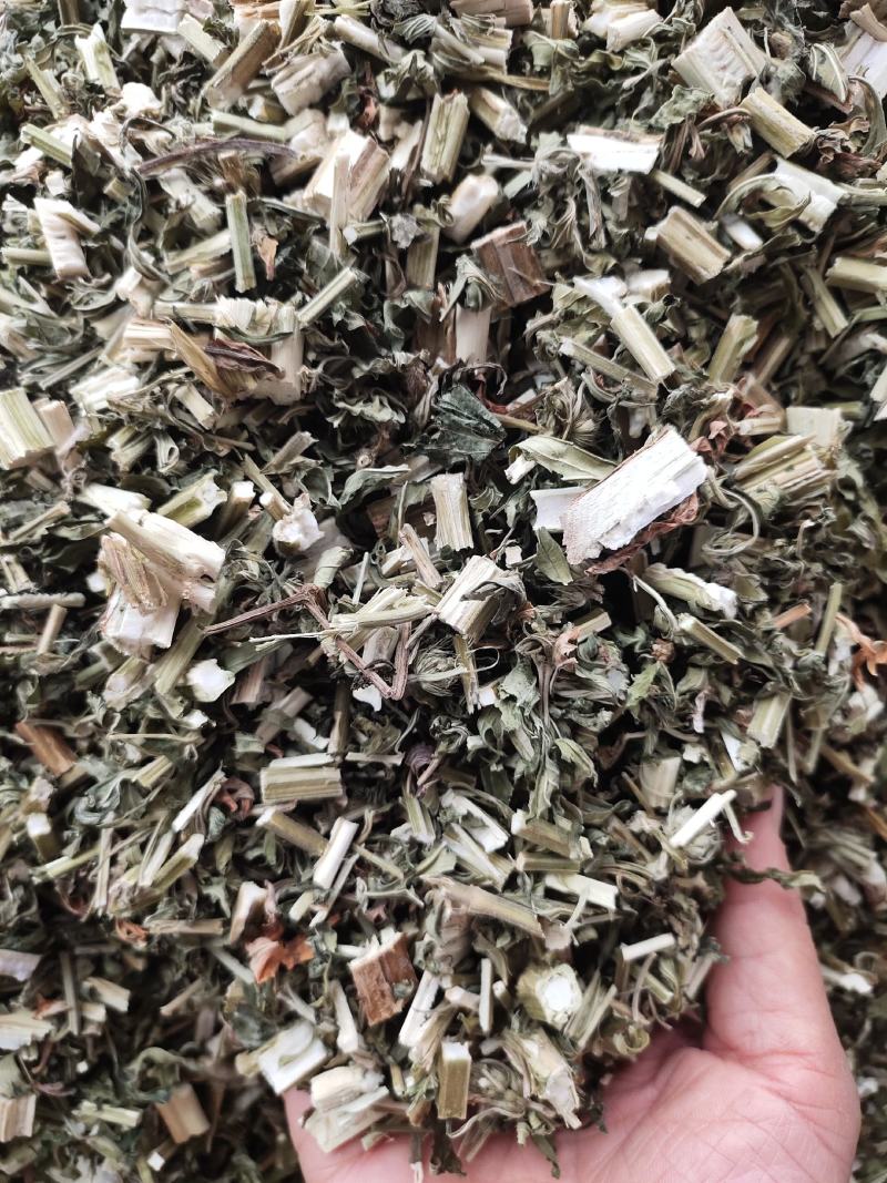 中草药益母草泡脚料新货，一手货源，大量供应