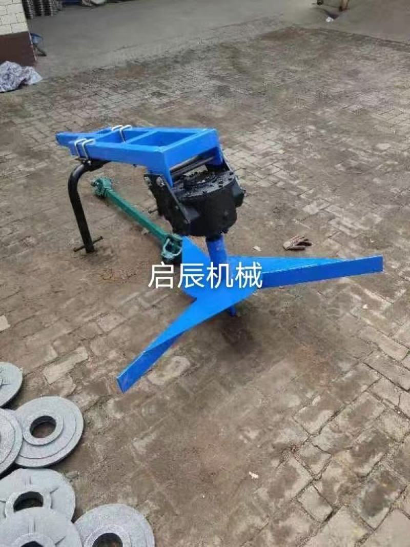 拖拉机带的小型牵引湿鸡粪牛粪撒粪机撒粪车扬粪机