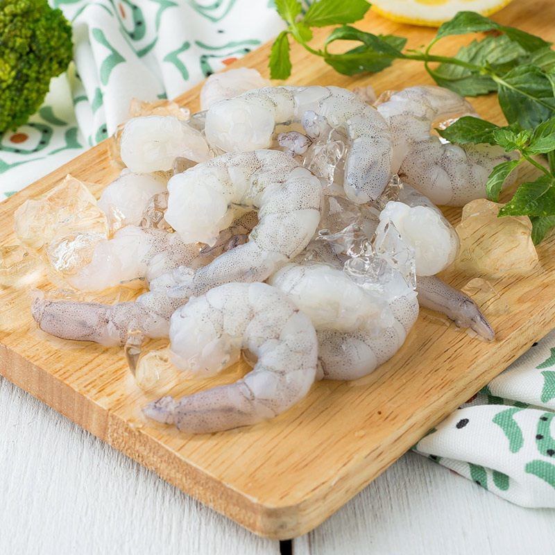 新鲜虾仁冷冻大号现剥开背国产虾仁青虾仁海鲜