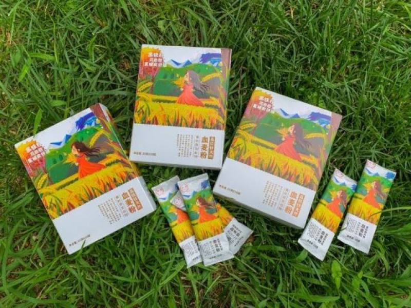 秦岭血麦粉无蔗糖三高人群代餐经期低脂高饱腹感冲饮谷物独立