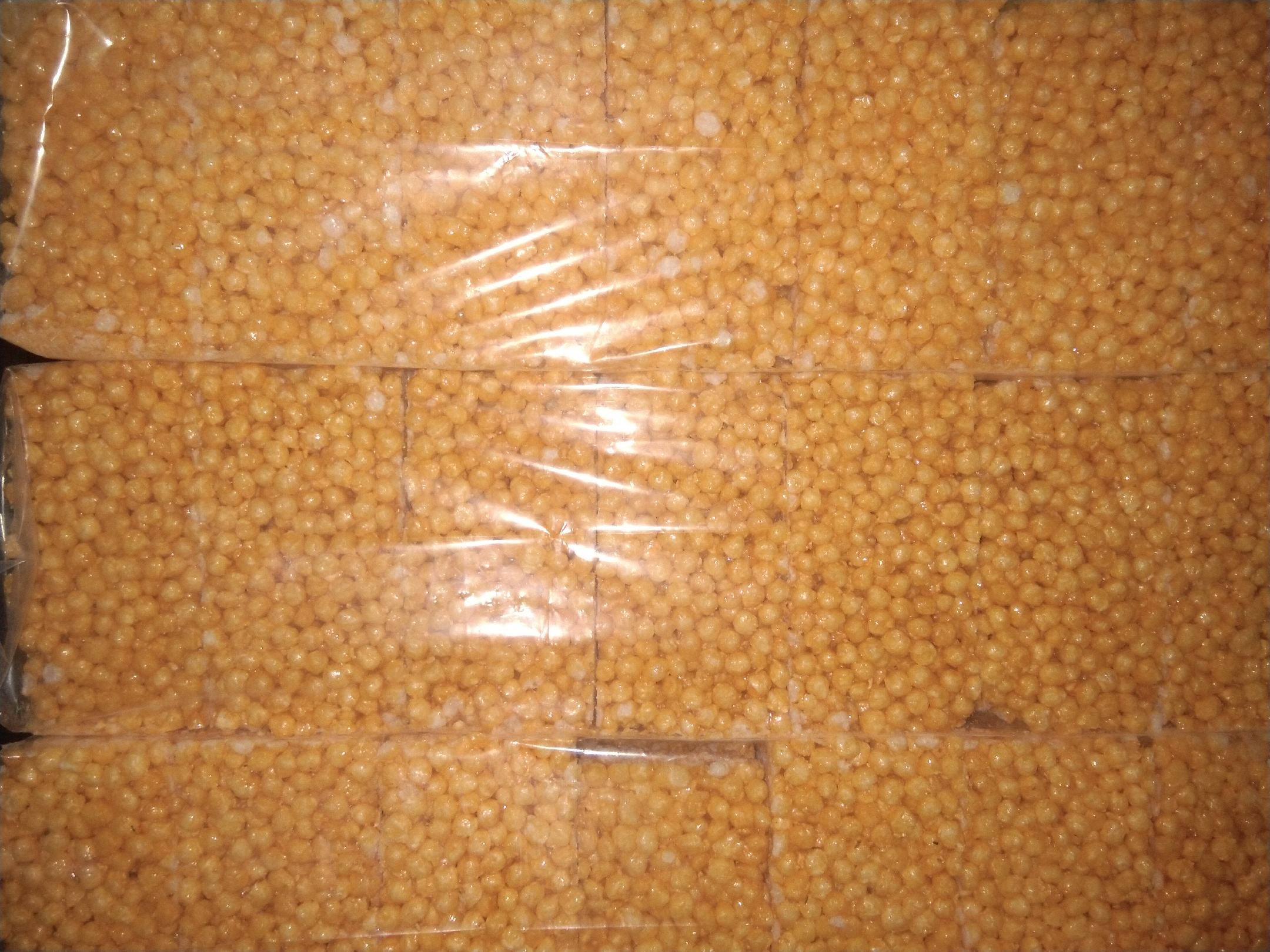 芝麻分装在小密封袋中