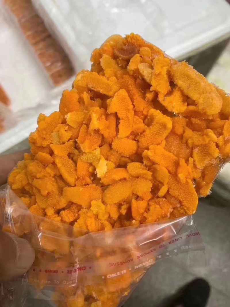 海胆肉漂烫海胆生冻海胆