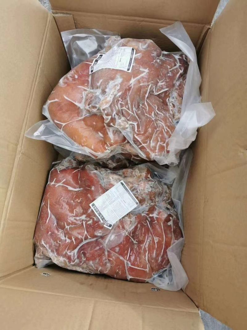 去皮大块熟羊肉精修无油无冰一件四十斤