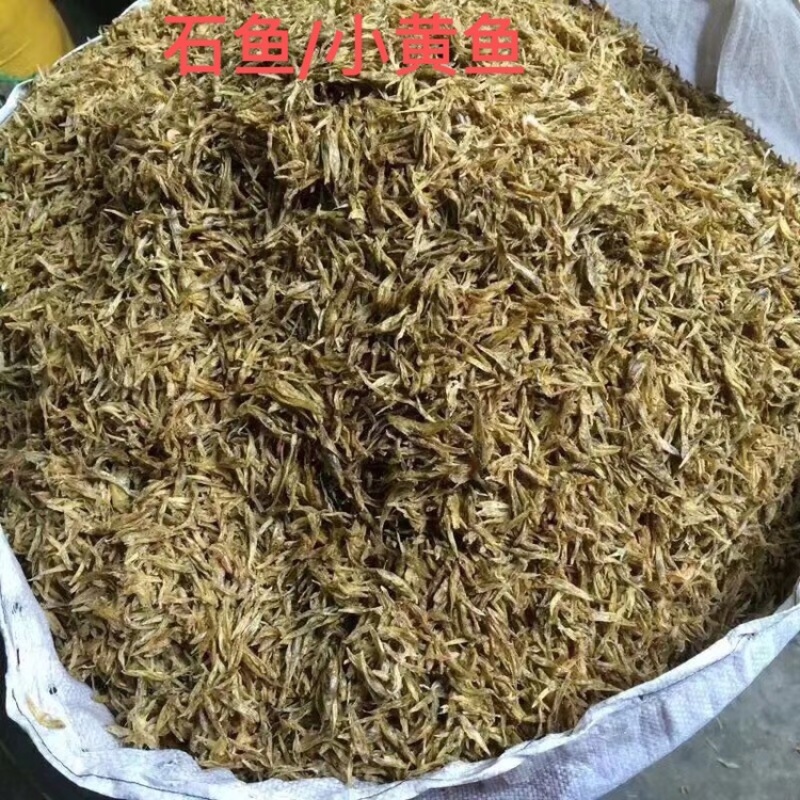 石鱼小黄鱼小鱼干庐山石鱼干货淡味无盐生晒不破肚