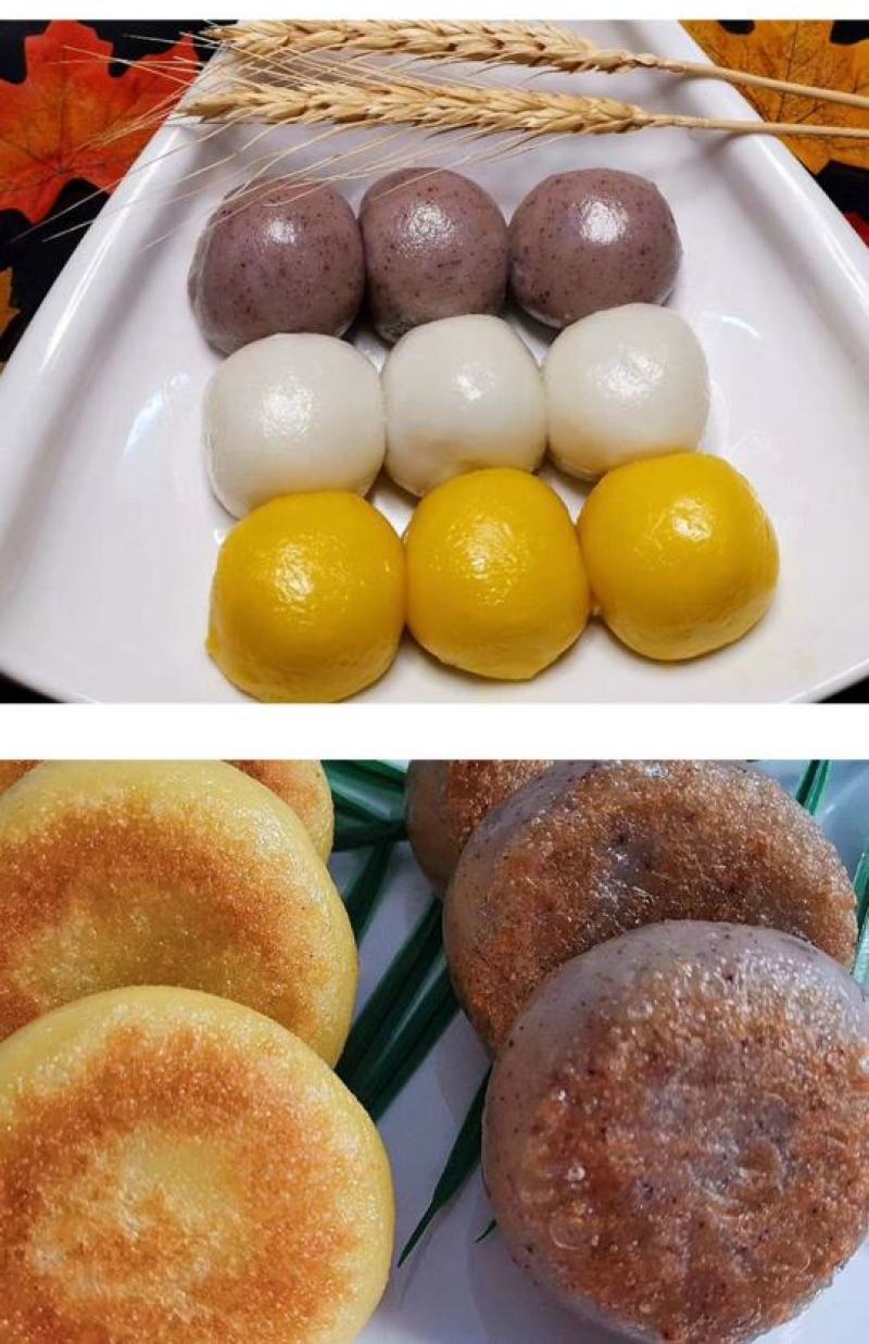 东北特产粘豆包，默认发6袋每袋330克，三种混装各2袋，