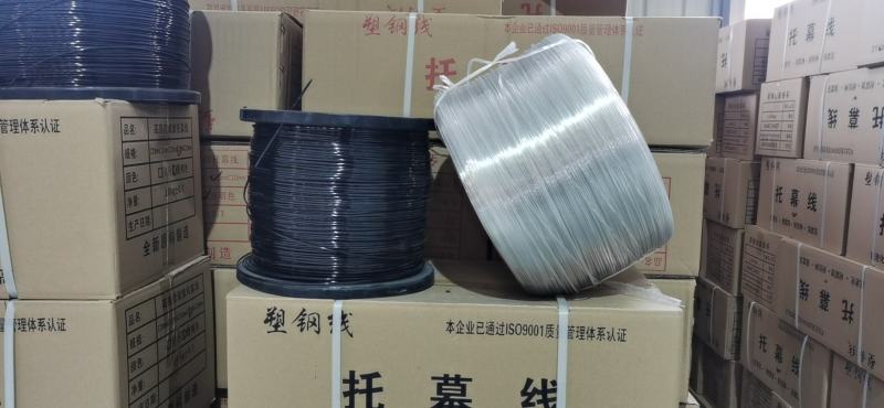 大棚线高强度塑钢线养殖用百香果葡萄架拉绳搭架专用钢塑线厂