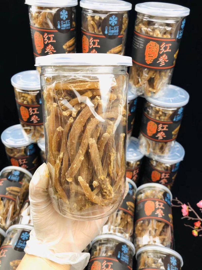 即食小红参每瓶250克[精品]不议价35元一瓶