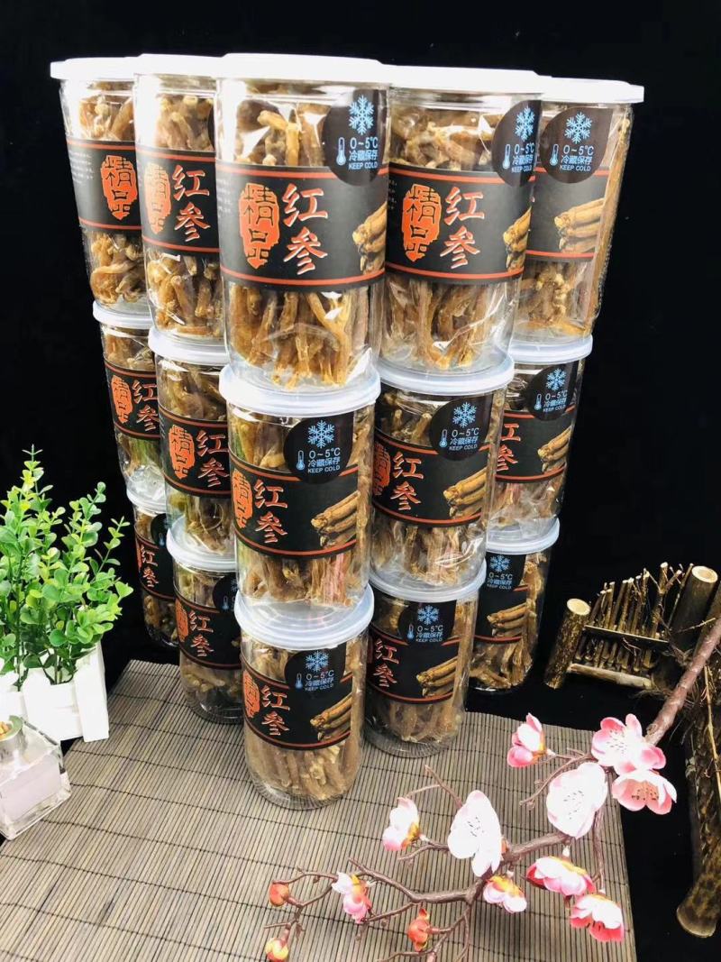即食小红参每瓶250克[精品]不议价35元一瓶