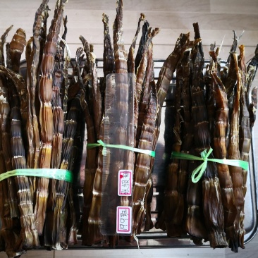 野生小竹笋笋干，刺竹笋笋干自然零添加水煮淡笋干
