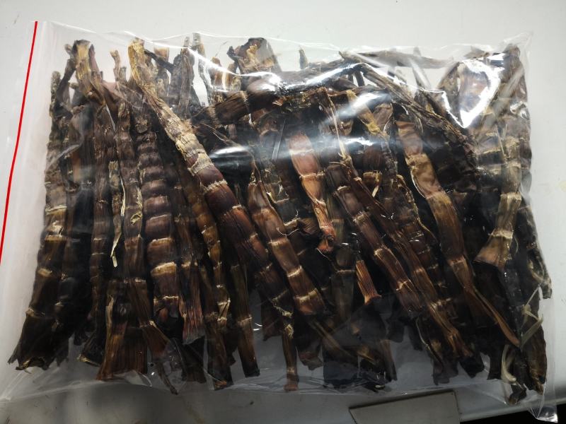 野生小竹笋笋干，刺竹笋笋干自然零添加水煮淡笋干