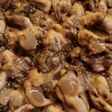牡蛎肉原浆现挖新鲜美味