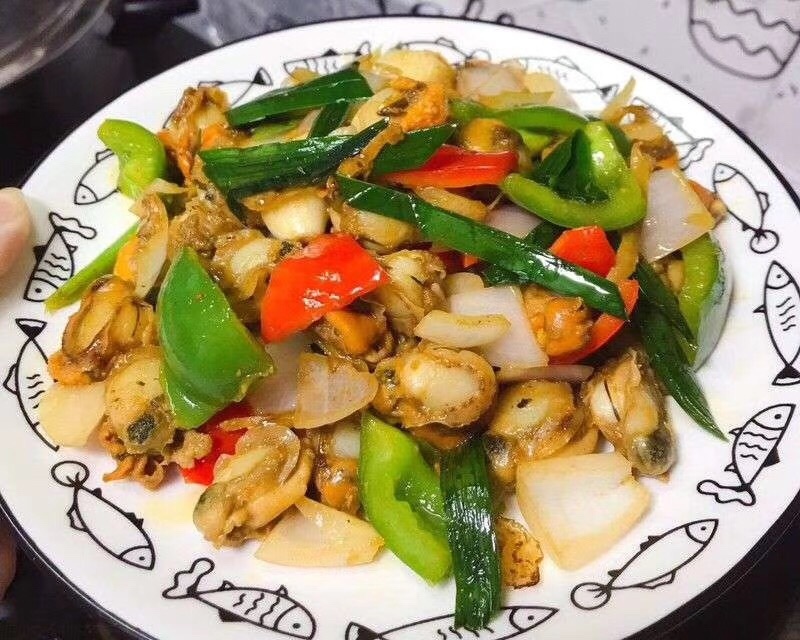 大扇贝肉真空包装大个带膏新鲜现扒海鲜