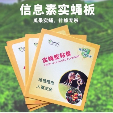 粘虫板果实蝇诱虫板粘虫球粘虫黄板诱捕器