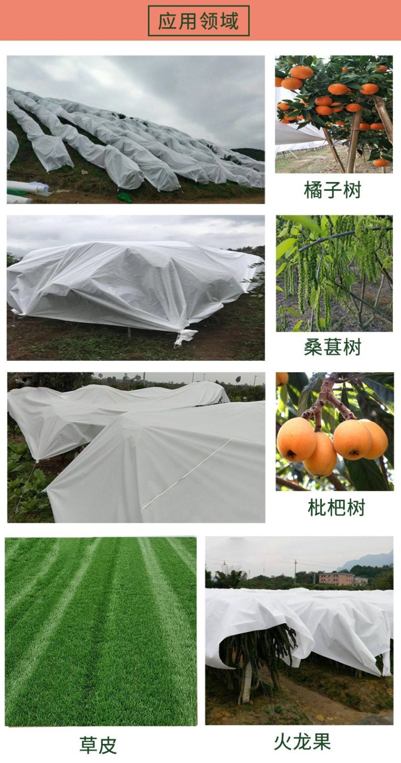 防寒布防寒袋植物脐橙柑橘果树保温植物防水透气保湿防冻布防