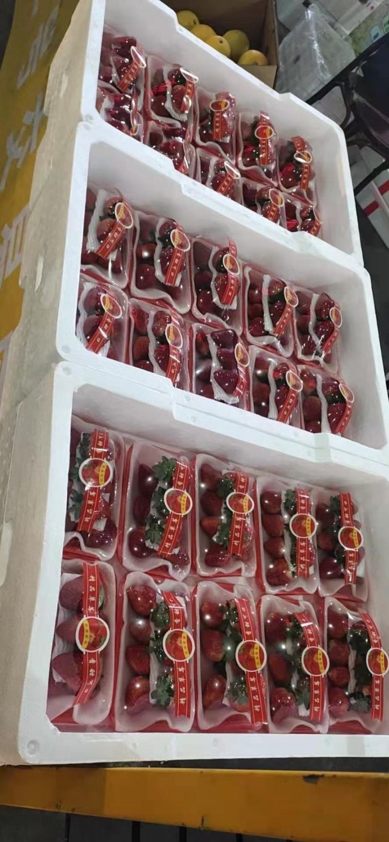 长丰草莓，红颜草莓现在开始上市了，品种以红颜为主，