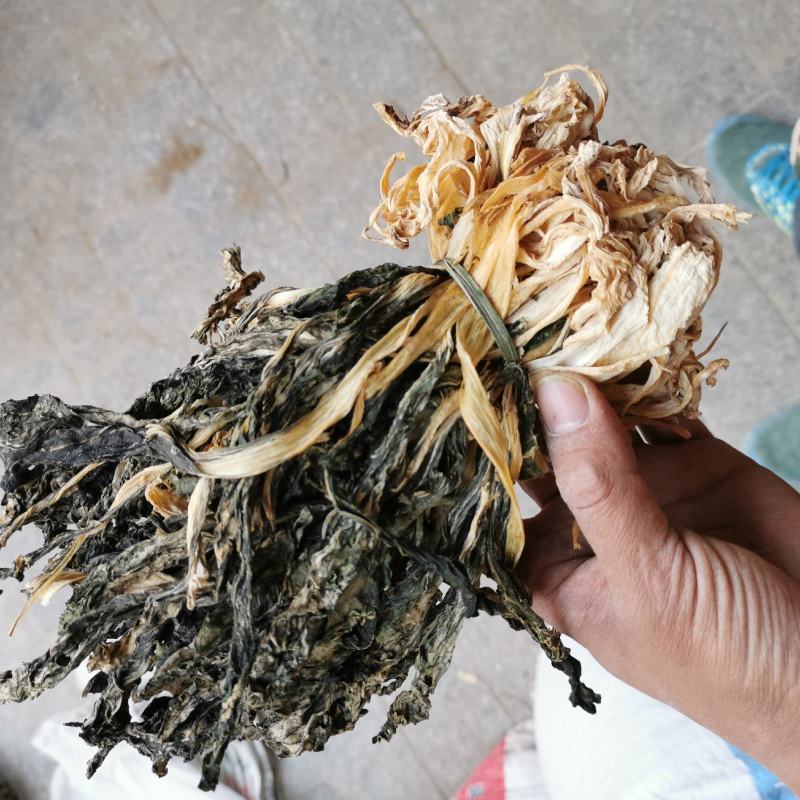 很轻无盐无增重无硫干白菜脱水白菜干菜干农家自种太阳晒全干