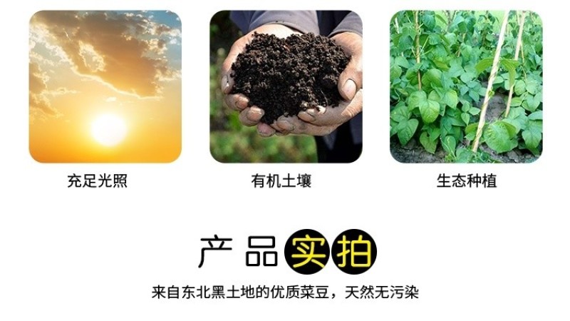 东北特产豆角速冻黄豆角黄金勾豆角一件代发全国包邮