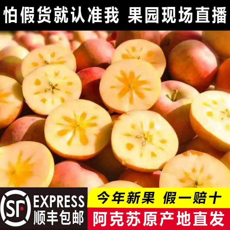 阿克苏冰糖心红富士苹果产地直发，支持一件代发，欢迎品尝