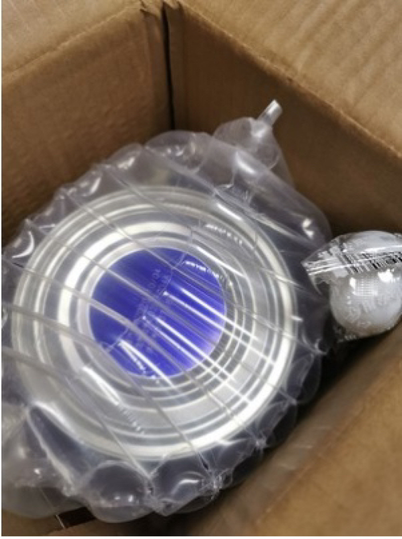 气柱包装，经济实惠，保护性高，适用各类产品