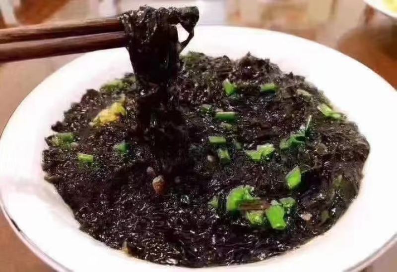 头水紫菜。无污染水域种植