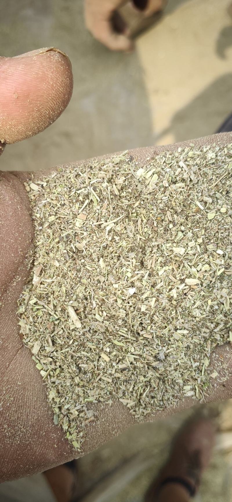 花生秧牛羊草，兔子及鹅用花生秧粉