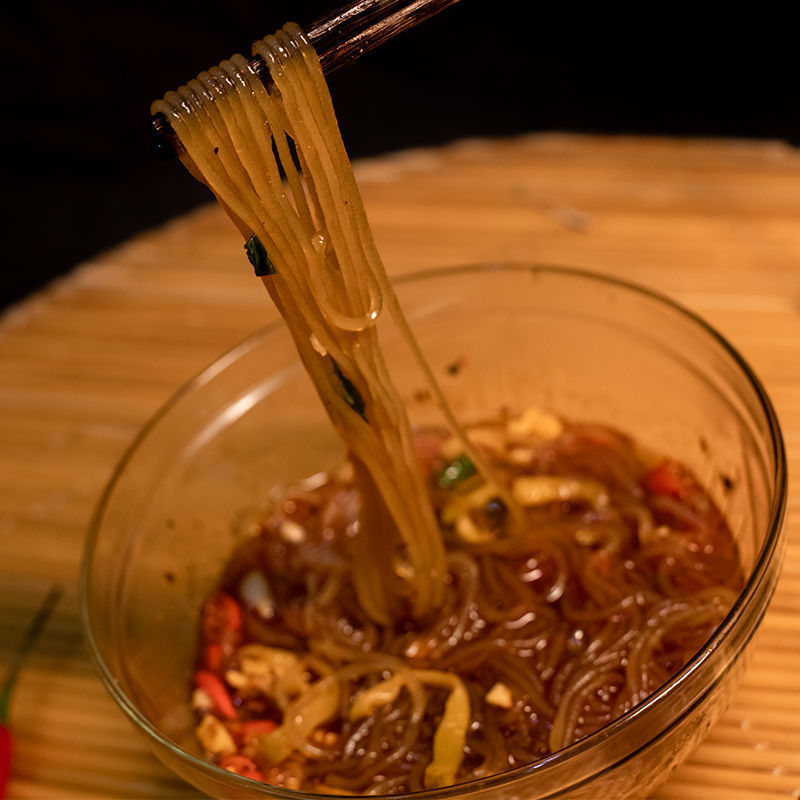 正宗农家纯红薯粉条口感Q弹低价批发，只做口碑