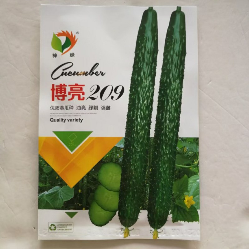 油亮黄瓜种子一代杂交品种早熟性好，生长强势品品种子