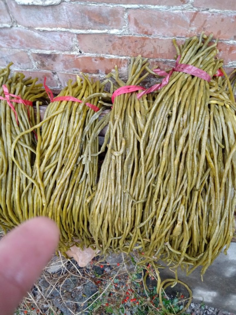 酸豆角，土窑淹制的酸豆角