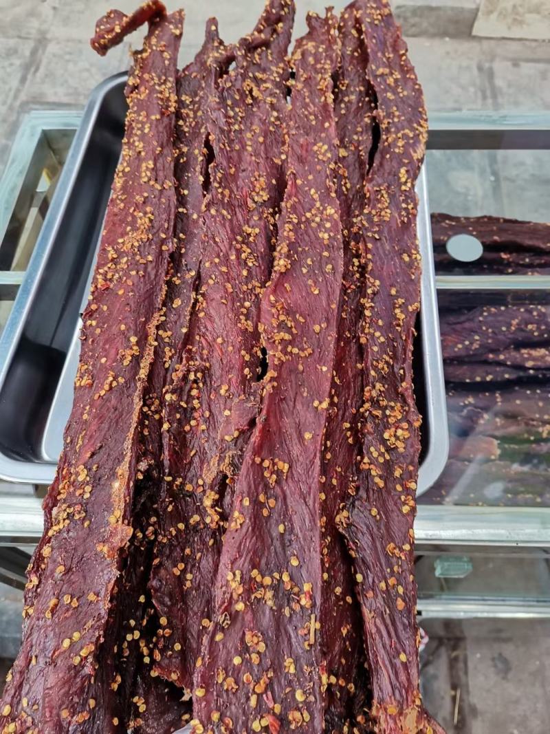风干肉牛肉手撕肉干景区展会热销火爆好产品五香味麻辣味