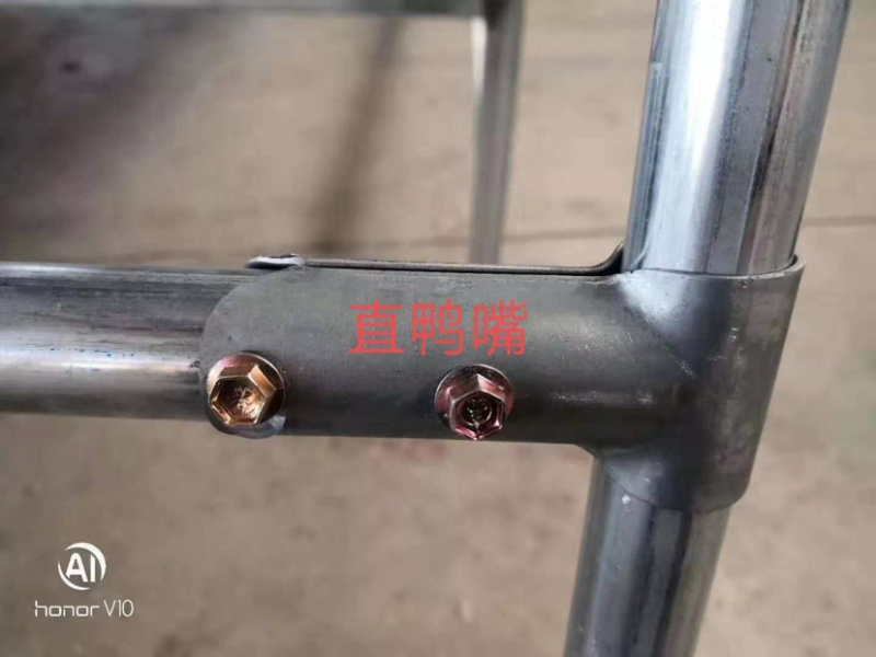 直鸭嘴，斜鸭嘴，圆管棚头横拉杆立柱，大棚管连接件