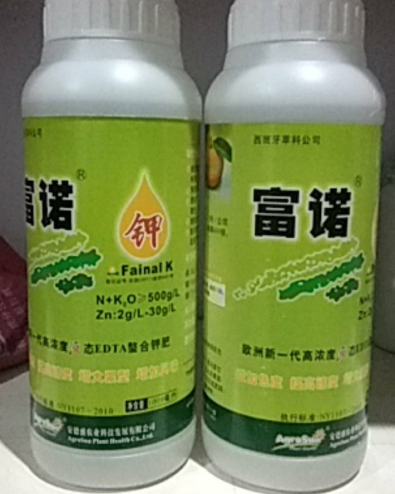 富诺钾增加色度提高糖度增大果型增加风味促进早熟