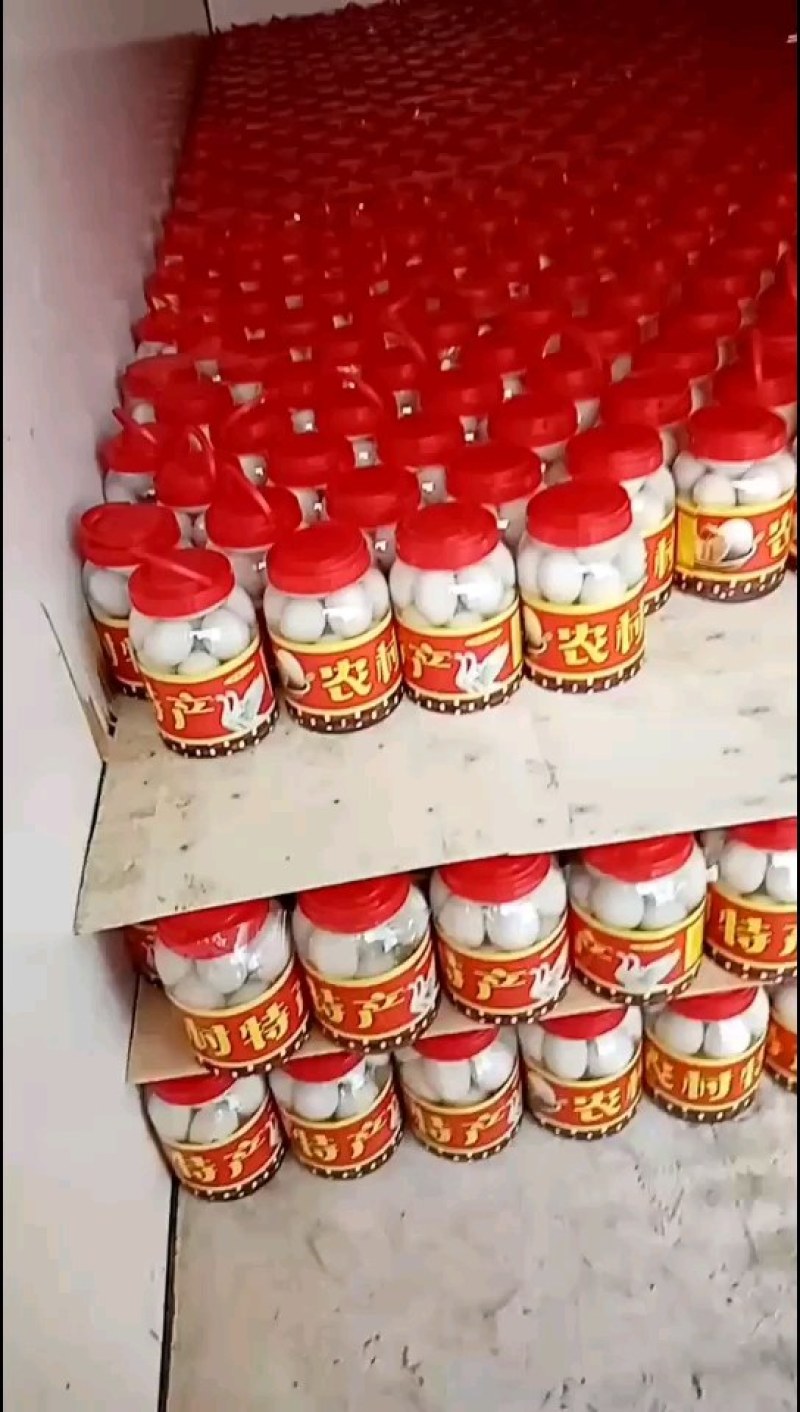 咸鹅蛋大桶鹅蛋桶装蛋产地直工，可视频看