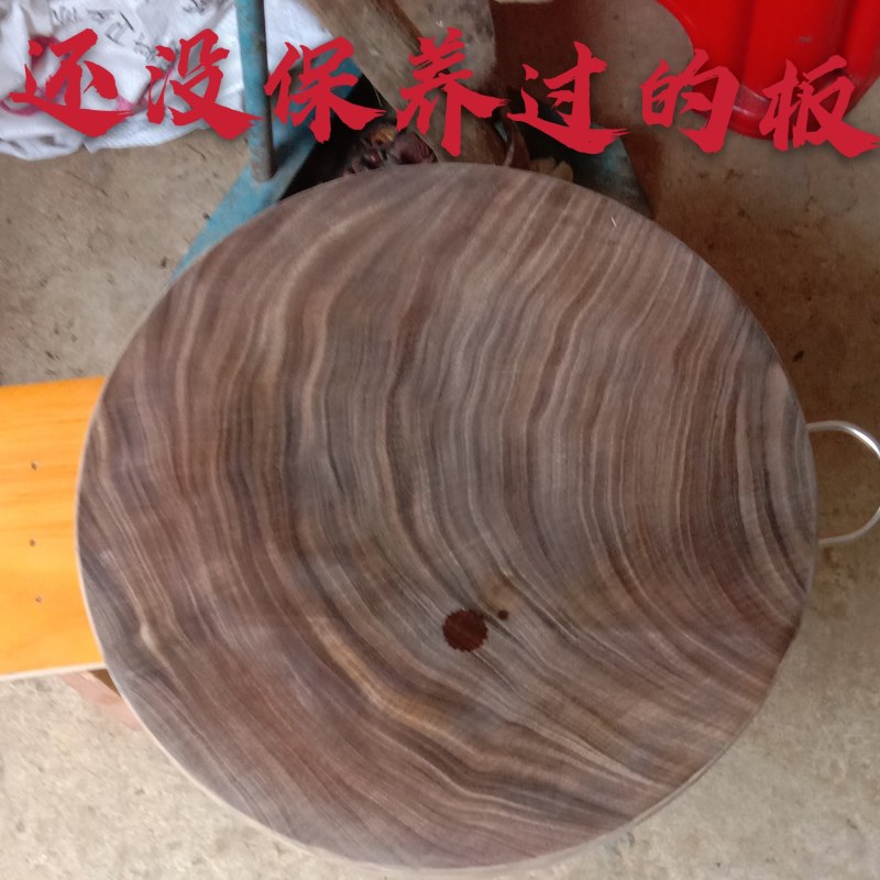 正宗越南进口铁木砧板防霉抗菌蚬木案板耐砍耐剁不易起屑圆形