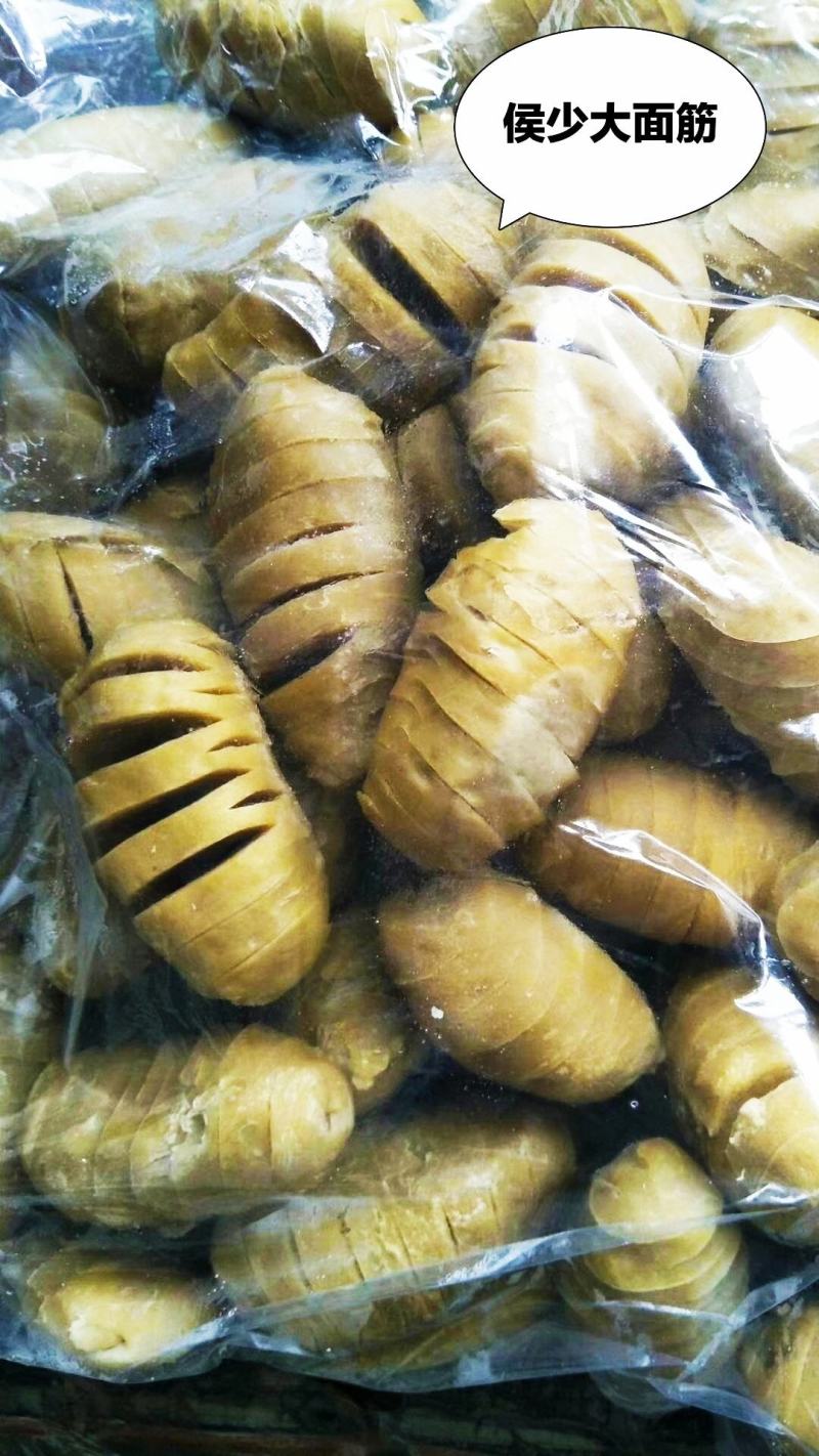 侯少大面筋厂家直销大量批发零售纯手工面筋，另售:红油酱料