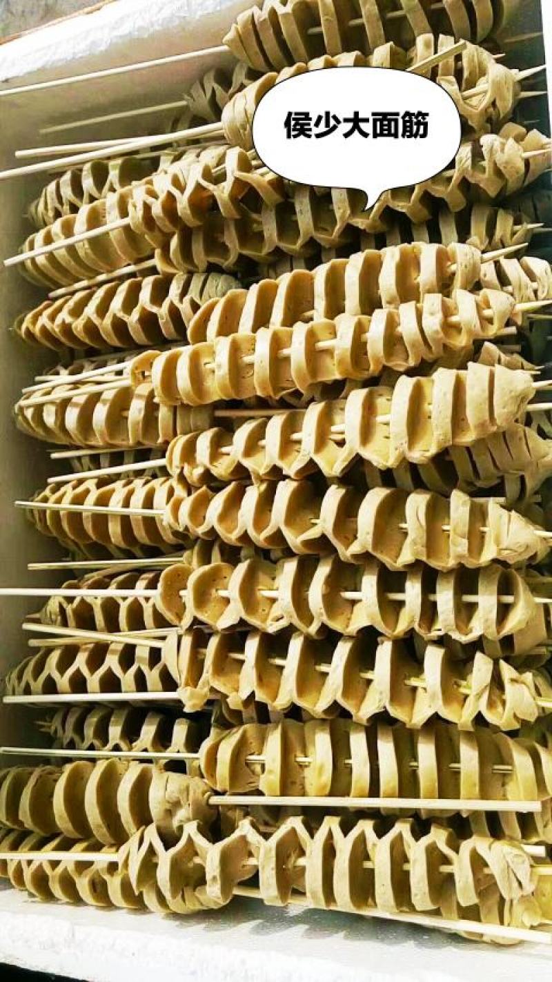 侯少大面筋厂家直销大量批发零售纯手工面筋，另售:红油酱料