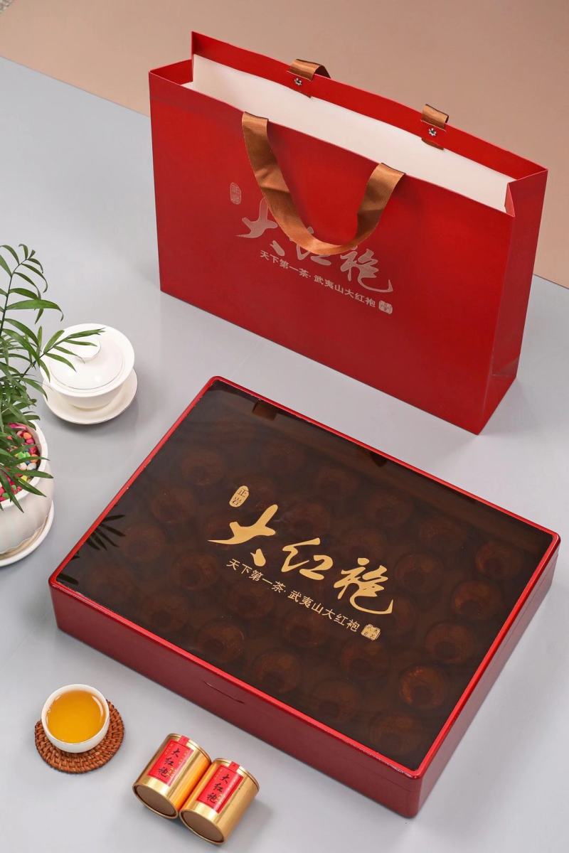 牛栏坑肉桂武夷大红袍茶叶乌龙茶250g小罐装礼盒茶叶
